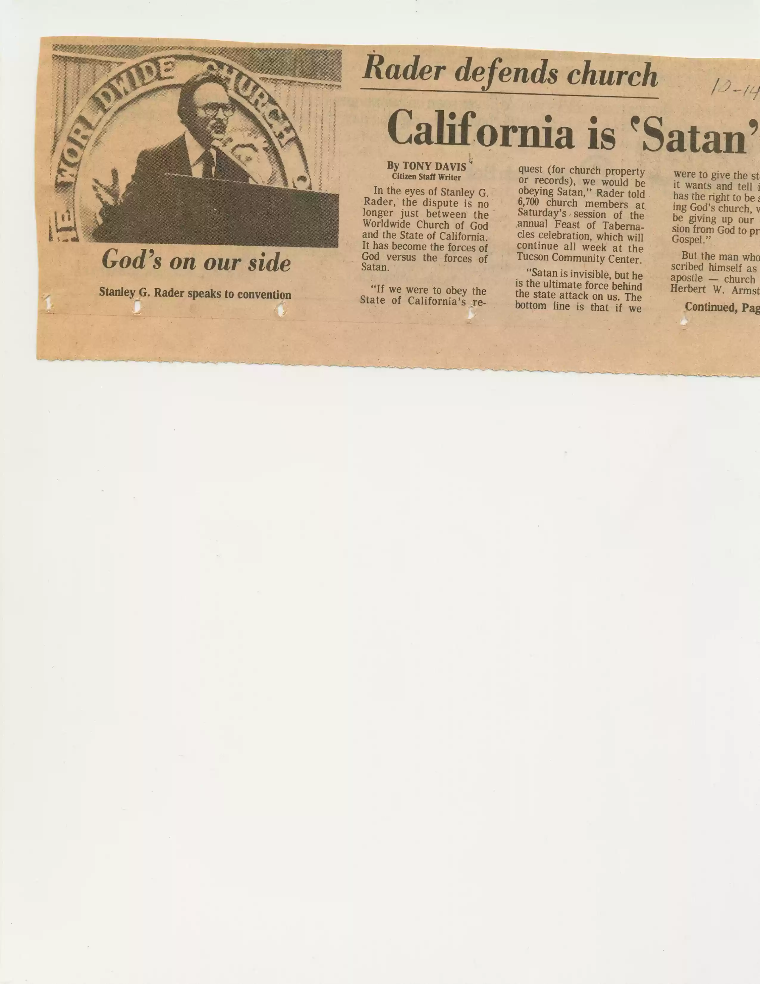 1. Tucson Citizen (AZ), 10-14-79